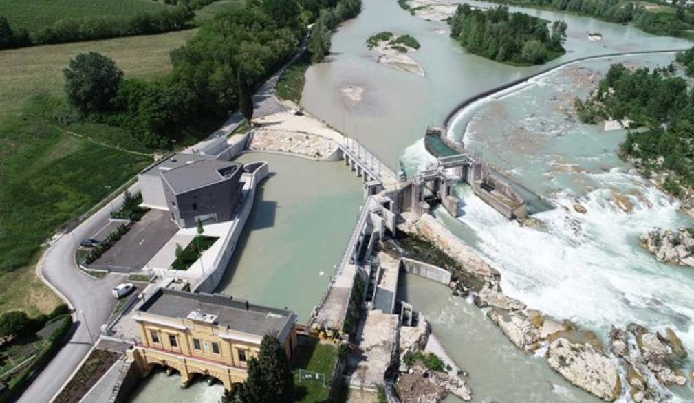 Inaugurata la nuova centrale sul Piave a Nervesa