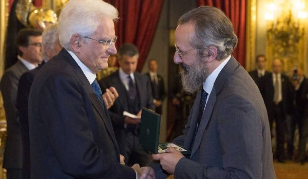Calò al Quirinale riceve l'onorificenza da Mattarella