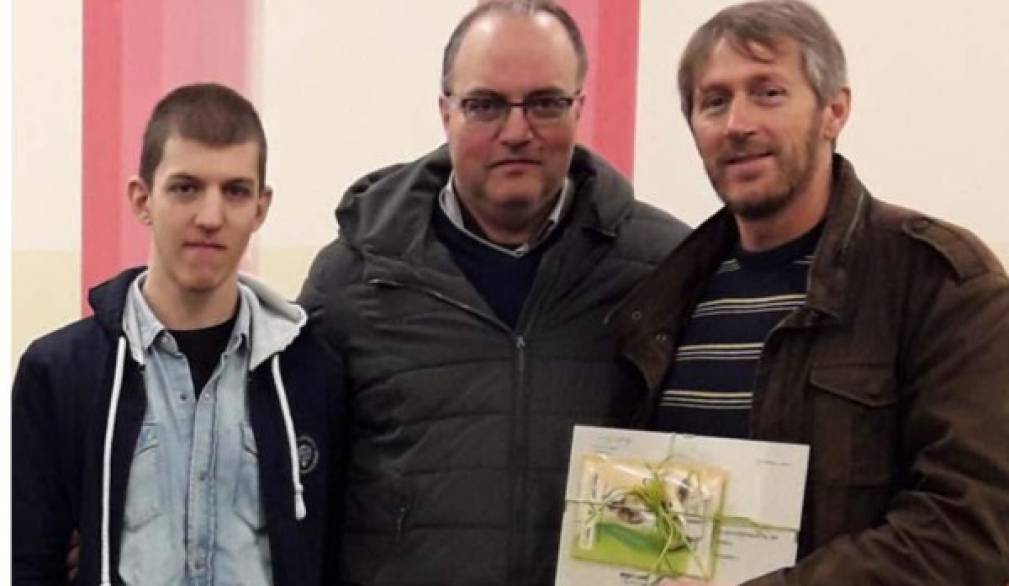Samuele Caminada, telento del Cavanis, premiato nel concorso europeo per la vita