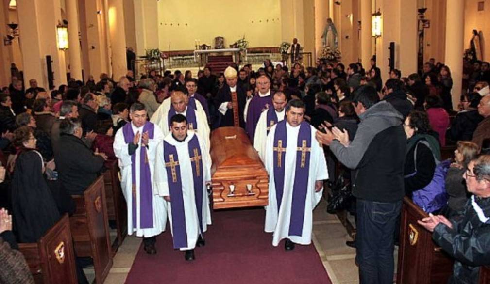A Talca l’ultimo saluto a don Sante dal Tin in una cattedrale gremita
