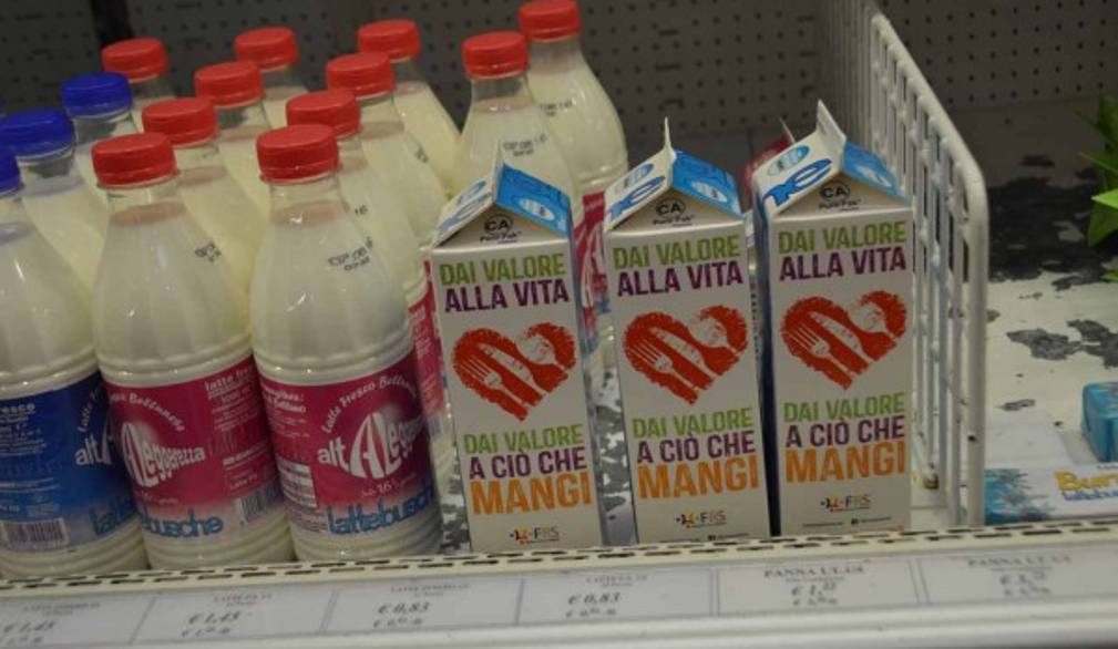“Dai valore alla Vita”: sulle confezioni di latte l’invito a nutrirsi bene e a donare sangue