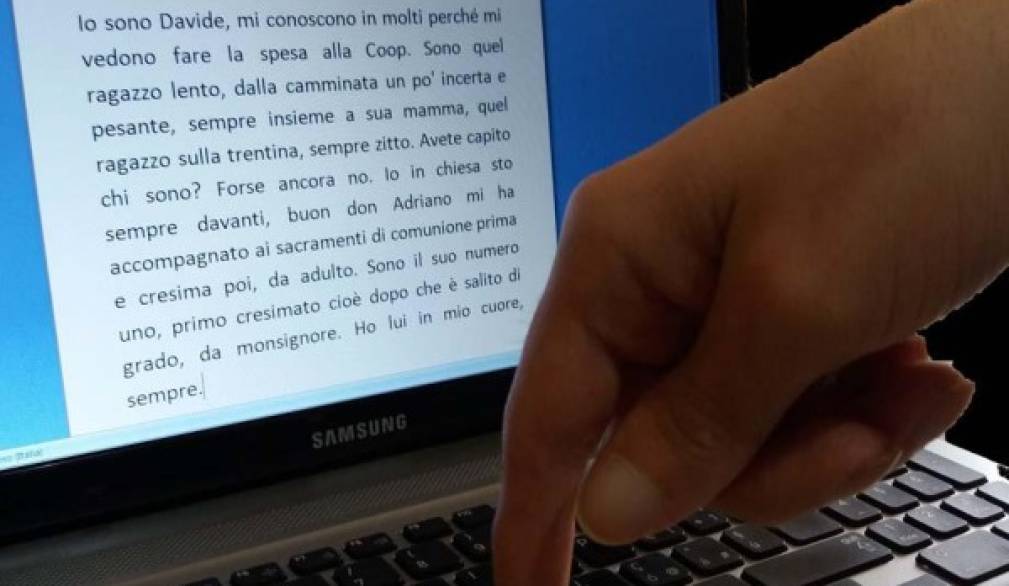 La &quot;voce&quot; di Davide, giovane speciale