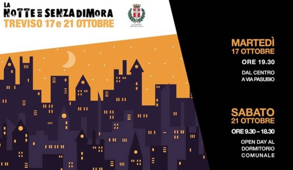 Due eventi a Treviso per la Notte dei senza dimora