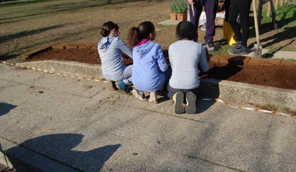 Noale: giardino didattico a scuola