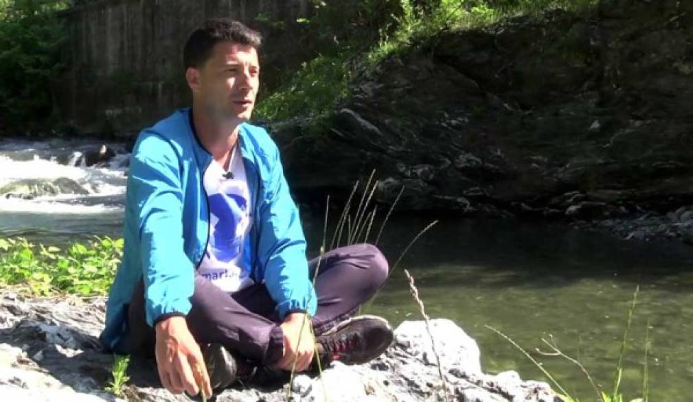 Christian, quattromila chilometri a piedi contro la fibrosi cistica