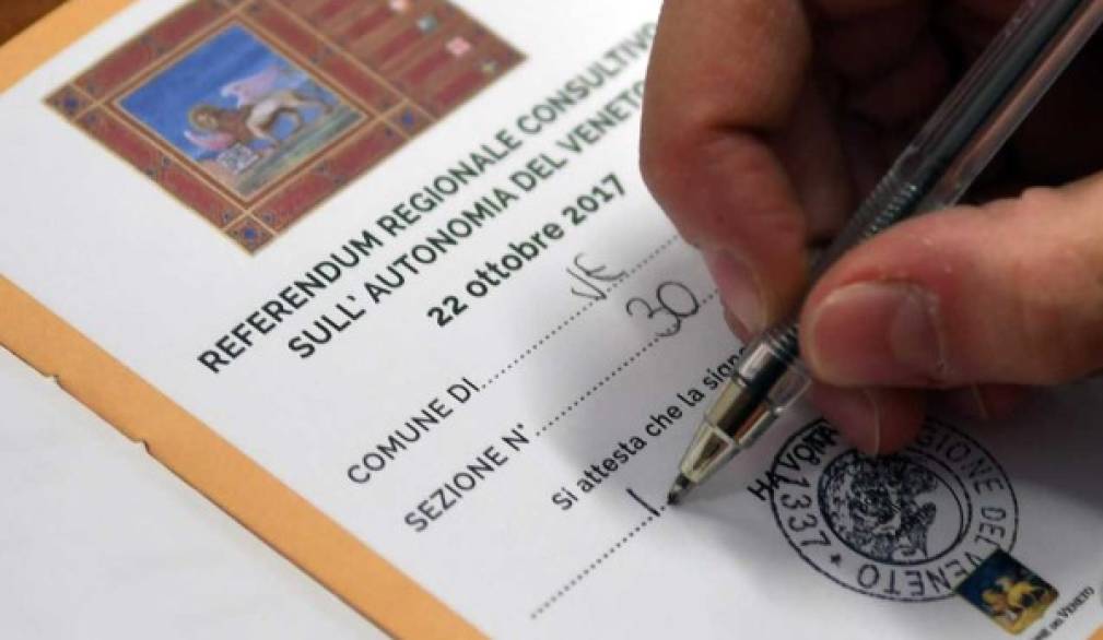 I veneti chiedono l'autonomia
