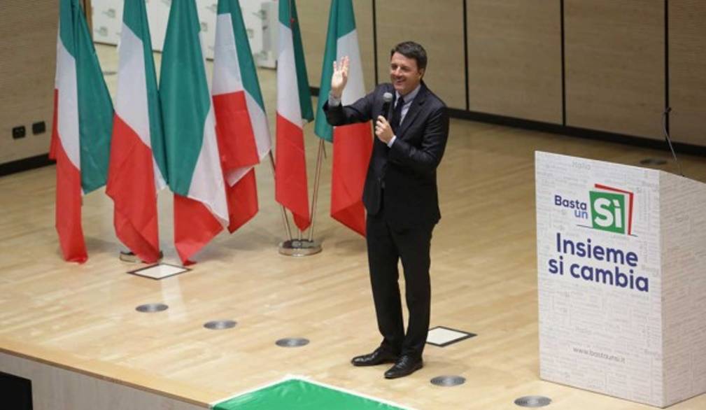 Renzi a Treviso: il sì a referendum è il pin per cambiare il paese