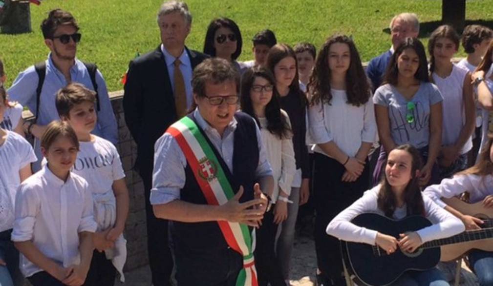 Treviso, il giardino di palazzo Rinaldi intitolato ai Diritti dei bambini