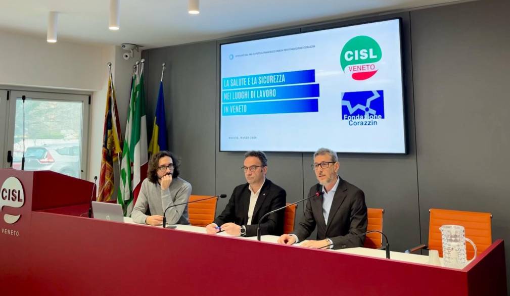 Conferenza stampa di Cisl e fondazione Corazzin
