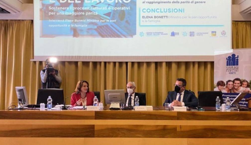 La ministra Bonetti a Treviso: road map verso le pari opportunità