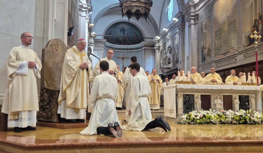 Matteo e Francesco diaconi: disposti a donarsi a Gesù e a diventare servi con lui