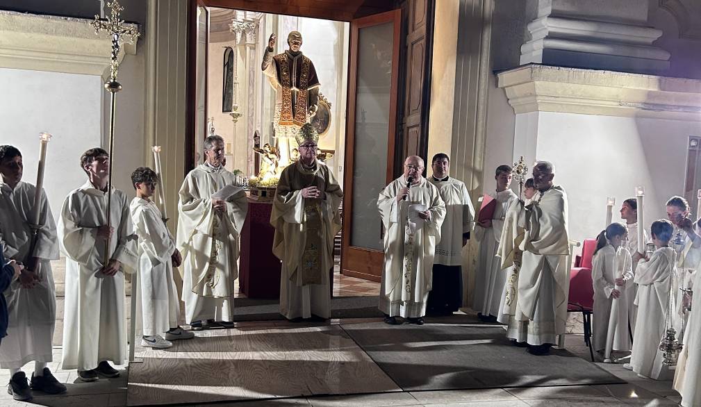 Festa di san Pio X a Riese, e il rifiuto ricordato da mons. Cevolotto: “Io benedico la pace e non la guerra”