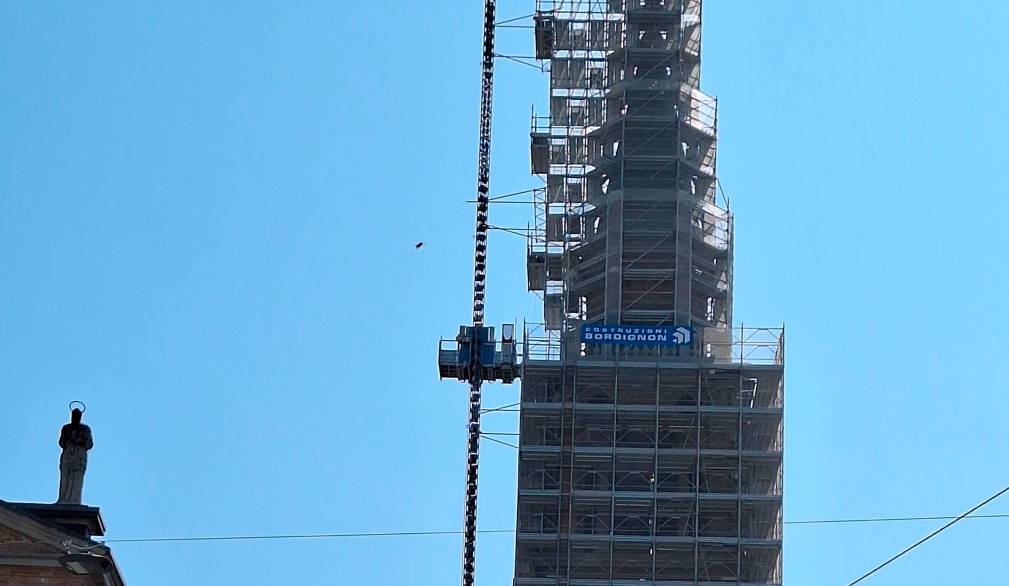 Campanile di San Donà, ecco come procedono i lavori