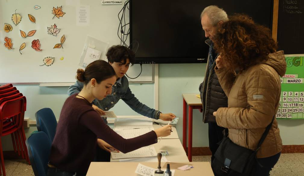 DESIDERA. AG.FOTOFILM. TREVISO. TREVIGIANI AL VOTO REFERENDUM GIUSTIZIA