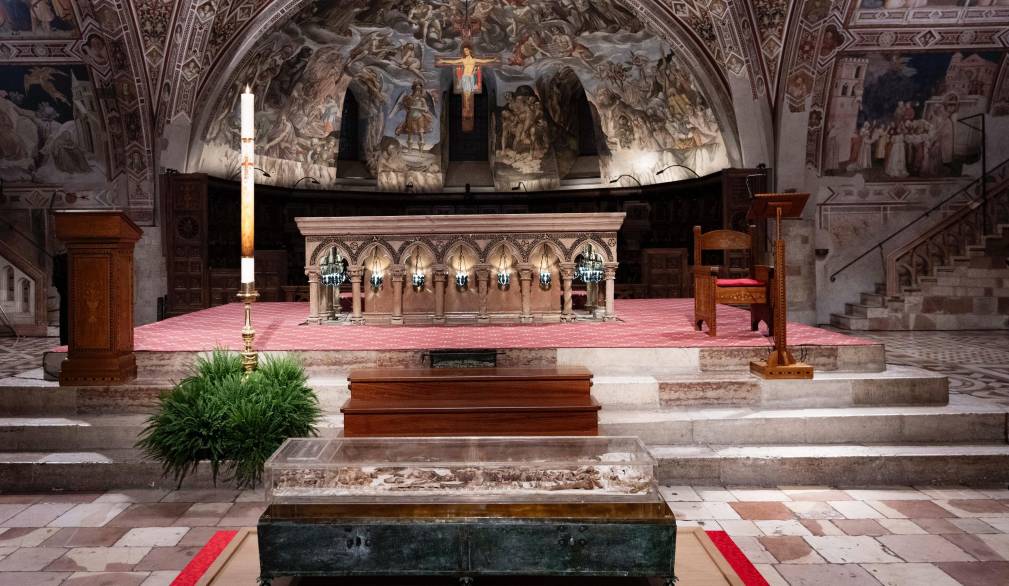 Assisi, 21 febbraio 2026. Esposizione delle spoglie di San Francesco