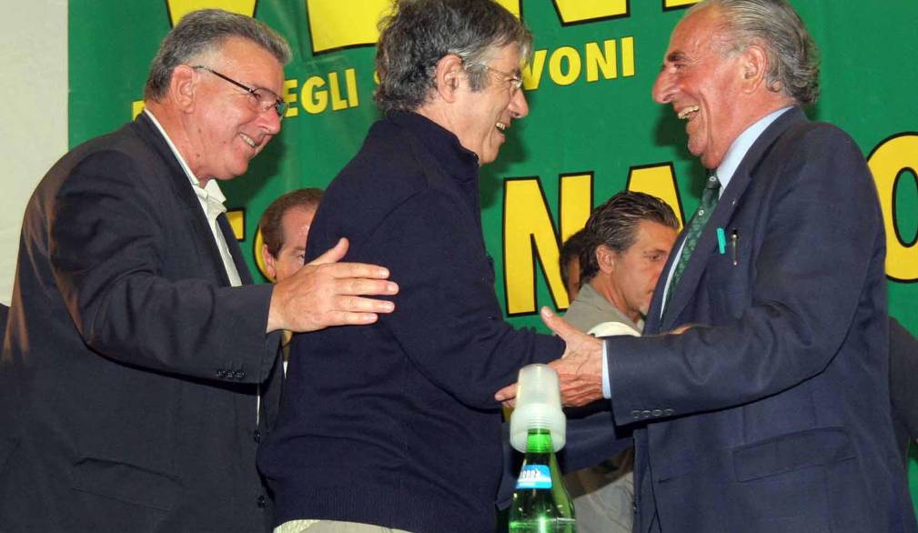 TREVISO 09/09/06 UMBERTO BOSSI ALLA FESTA LEGA NORD AL PRATO DELLA FIERA