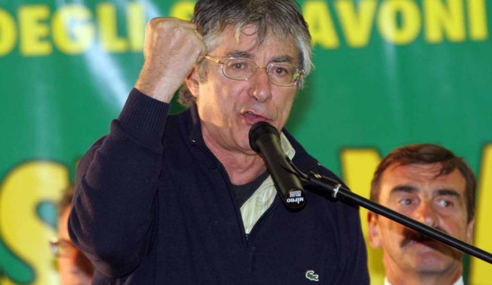 TREVISO 09/09/06 UMBERTO BOSSI ALLA FESTA LEGA NORD AL PRATO DELLA FIERA
