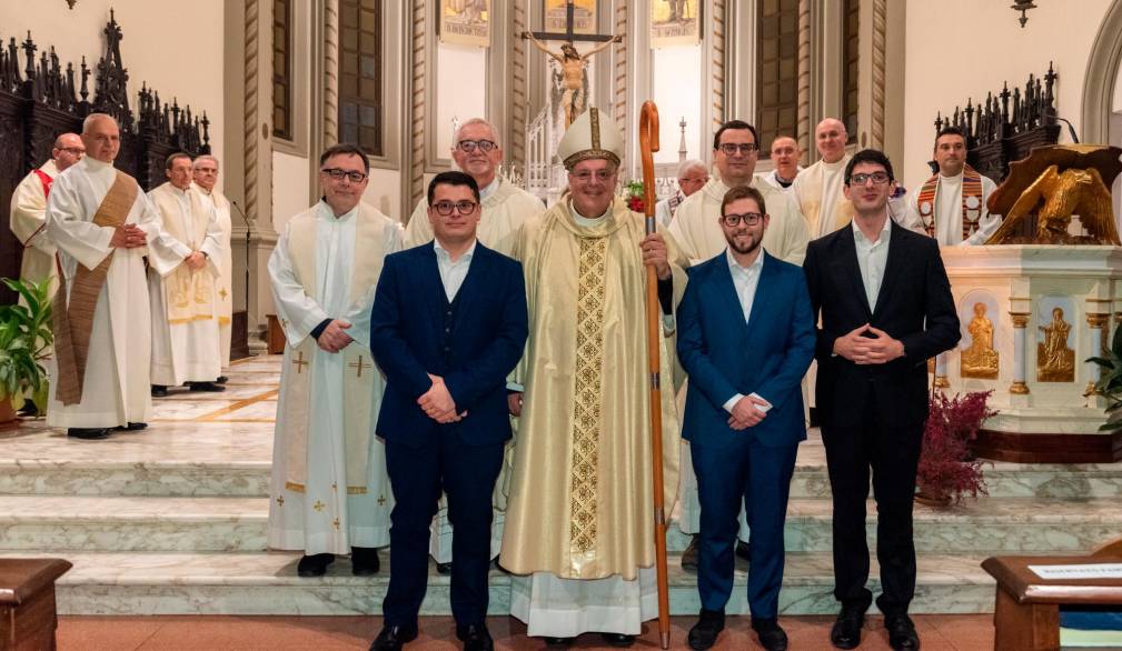 Rito di ammissione per tre giovani della Diocesi