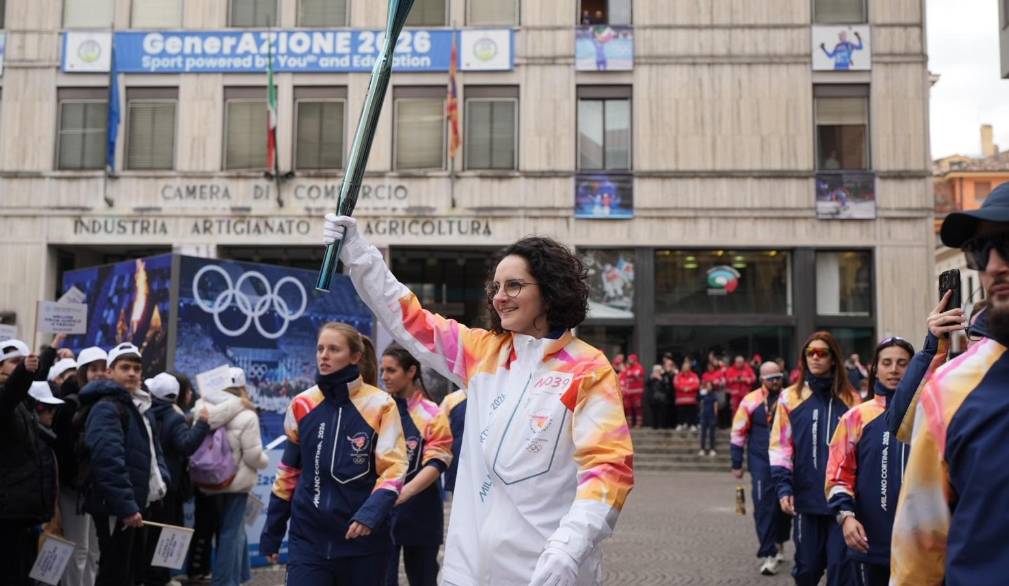 Fiamma olimpica nella Marca, le foto più belle