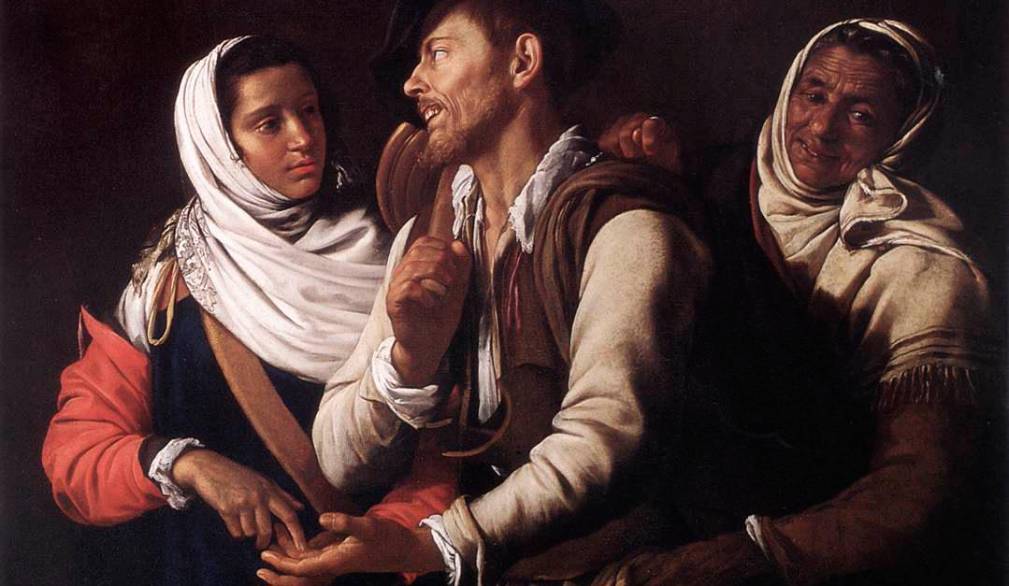 Simon Vouet, “La buona ventura” 1617 - Galleria Nazionale d’Arte Antica - Palazzo Barberini - Roma