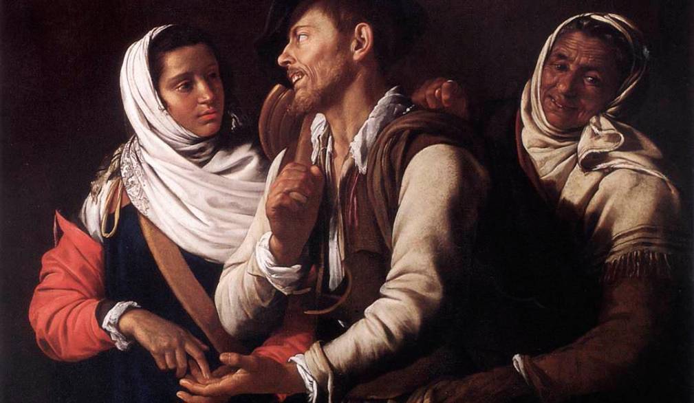 Simon Vouet, “La buona ventura” 1617 - Galleria Nazionale d’Arte Antica - Palazzo Barberini - Roma