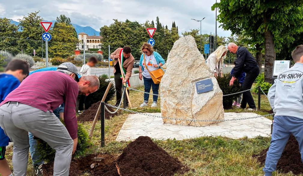 A San Zenone piantati quattro tassi per San Tomaso di Majano