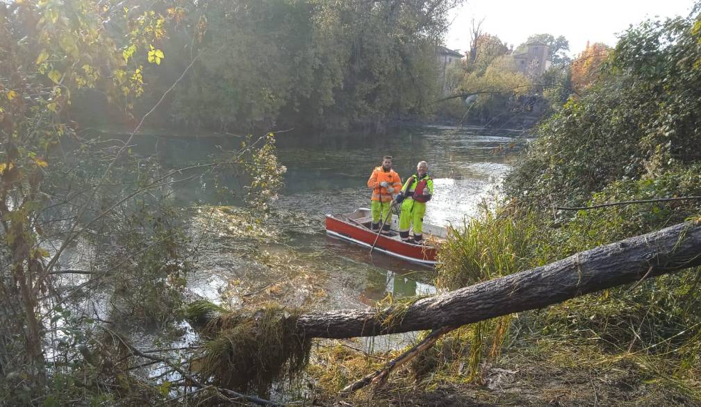 Silea: pontile ripulito grazie al Genio Civile