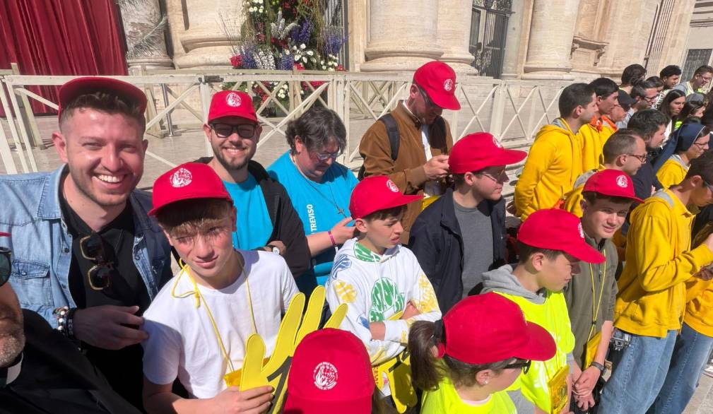 Cresimati trevigiani, l’incontro con papa Leone