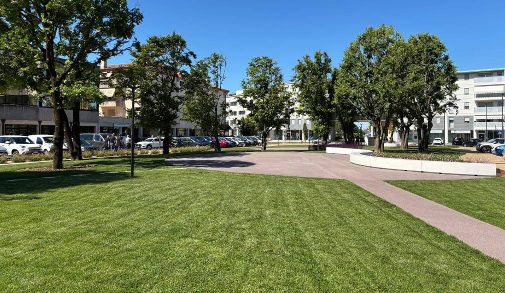 A Villorba inaugurata la “nuova” piazza Aldo Moro
