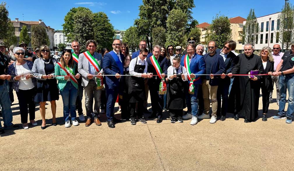 A Villorba inaugurata la “nuova” piazza Aldo Moro