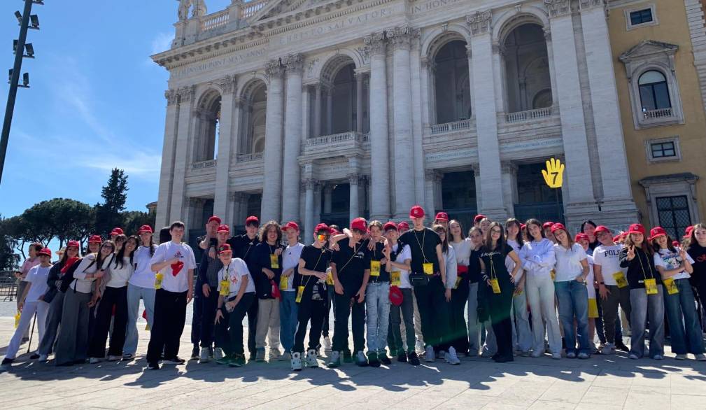 1.700 giovani trevigiani a Roma con il vescovo Michele