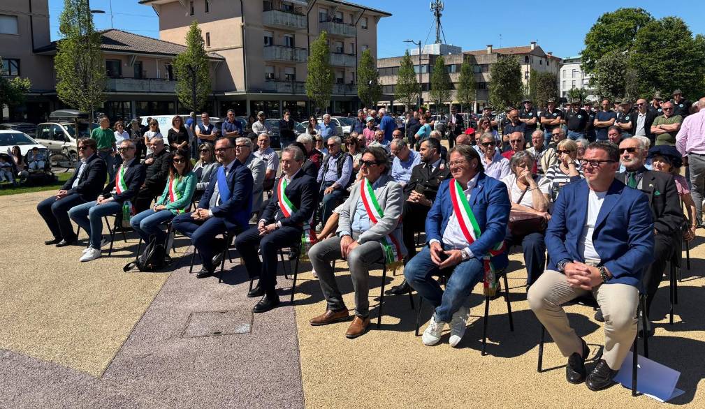 A Villorba inaugurata la “nuova” piazza Aldo Moro