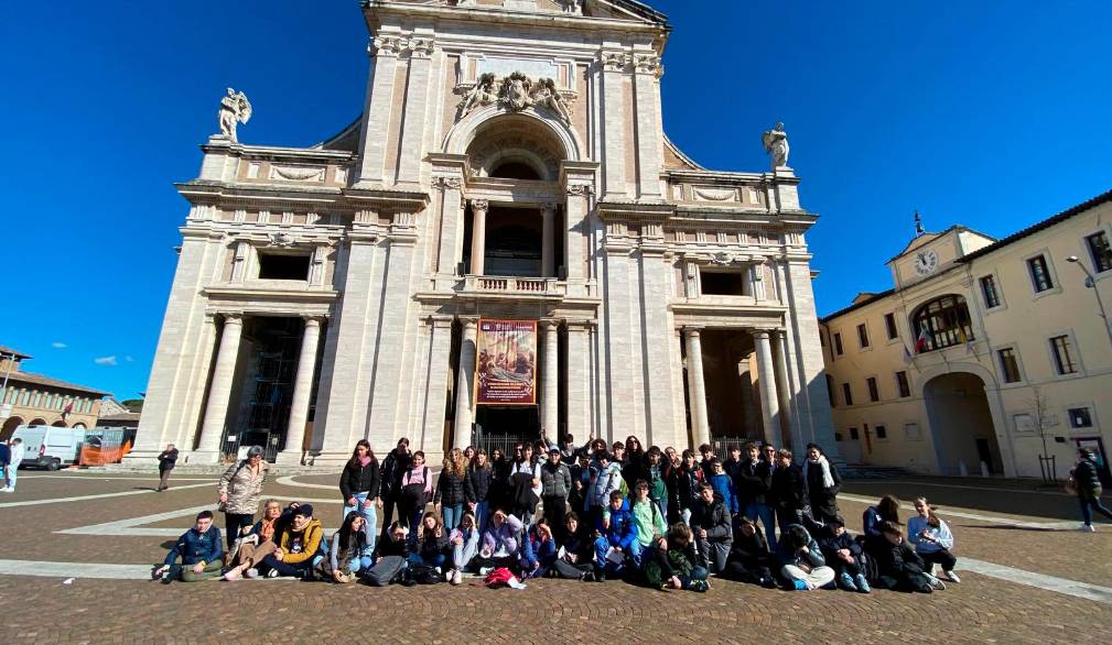 Collaborazione Ponte di Piave, ragazzi di seconda media sui passi di Francesco