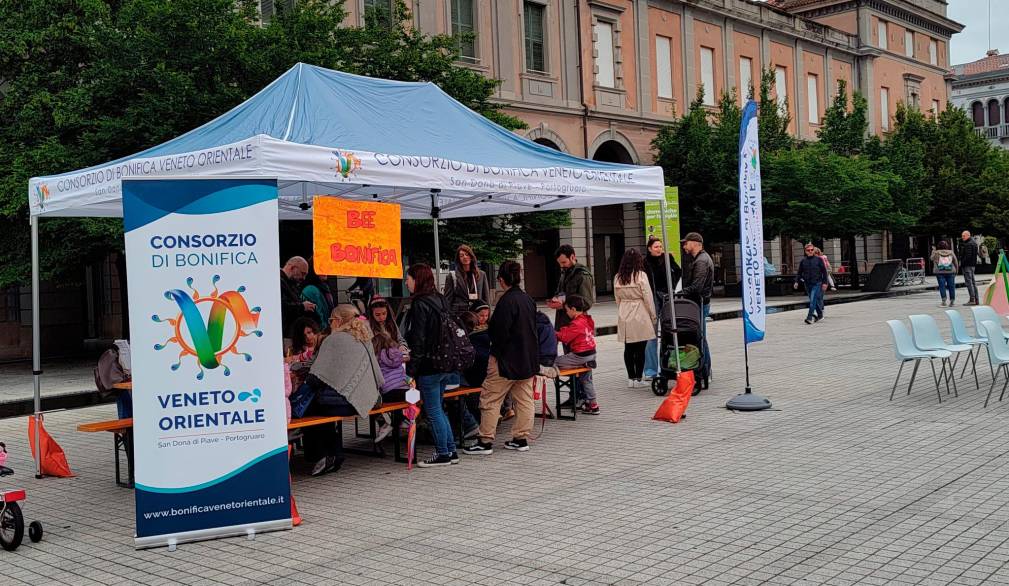 Settimana nazionale della Bonifica a San Donà. Domenica scorsa grande laboratorio all’aperto con la Festa delle api