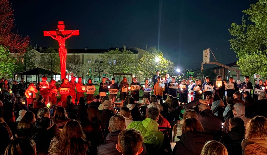 Collaborazione villorbese, comunità unite nella partecipata Via crucis