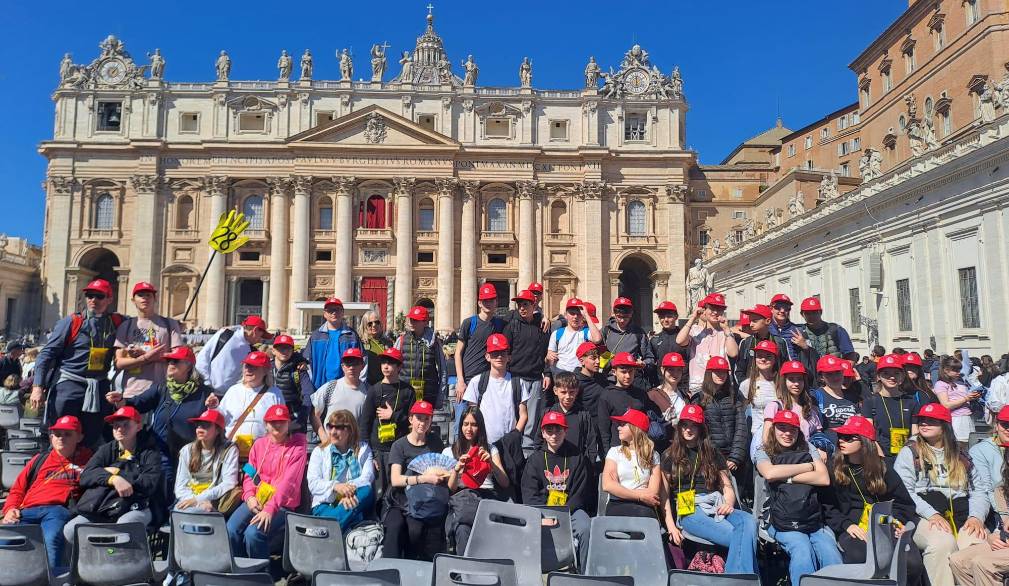Cresimati trevigiani, l’incontro con papa Leone