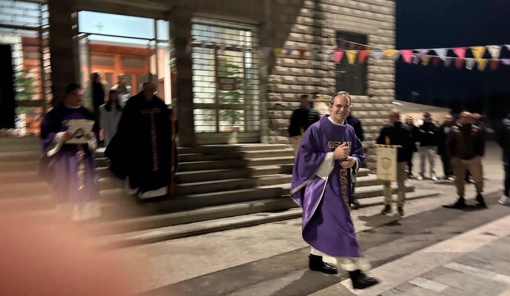 A Loria e a Castione don Luca trova una “famiglia grande”