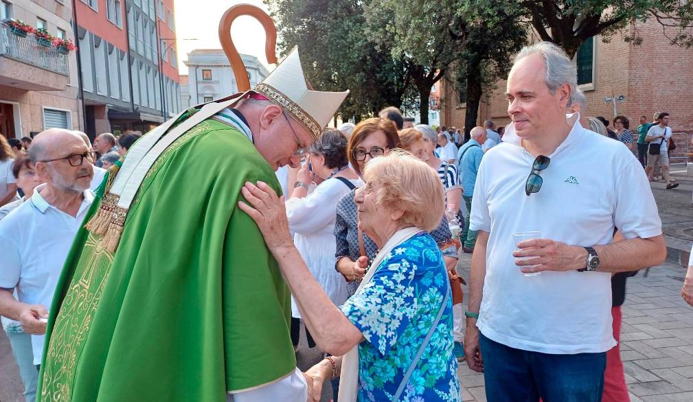 Il Vescovo tra la gente a San Donà di Piave