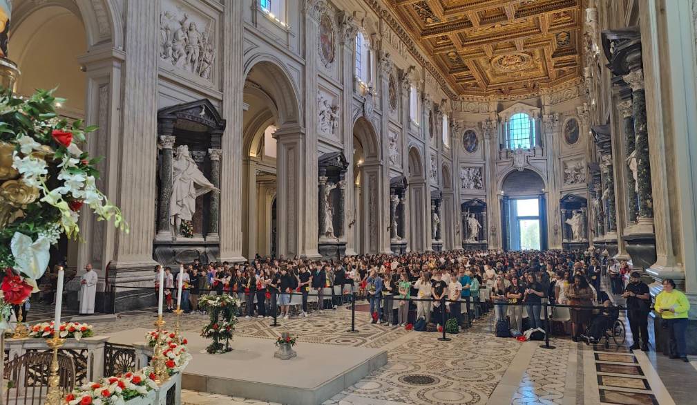 1.700 giovani trevigiani a Roma con il vescovo Michele