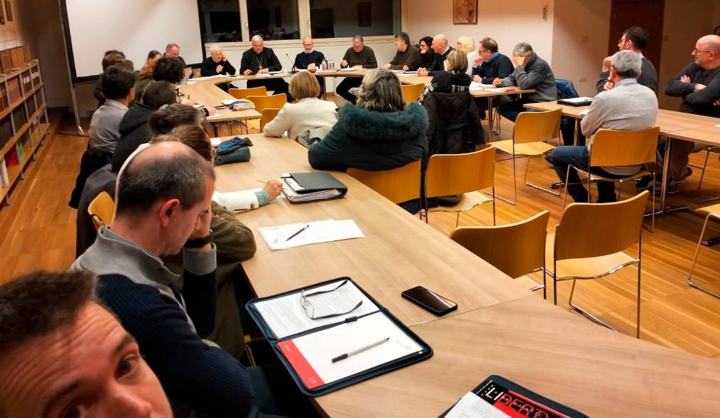 Un momento dell’incontro del Consiglio pastorale diocesano, lo scorso 23 febbraio, nella Fraternità delle Discepole del Vangelo, a Castelfranco Veneto