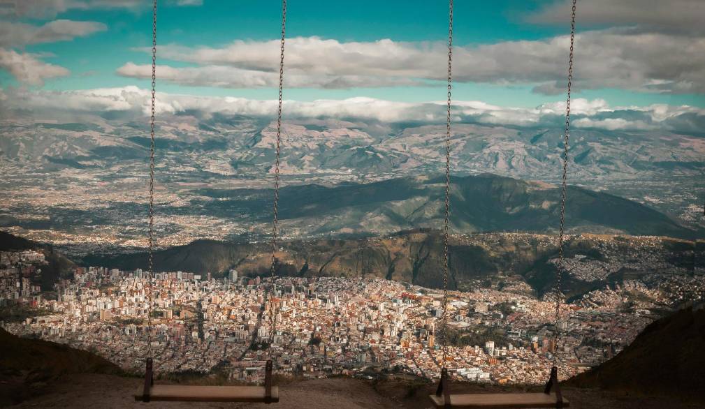 Panorama di Quito, capitale dell’Ecuador