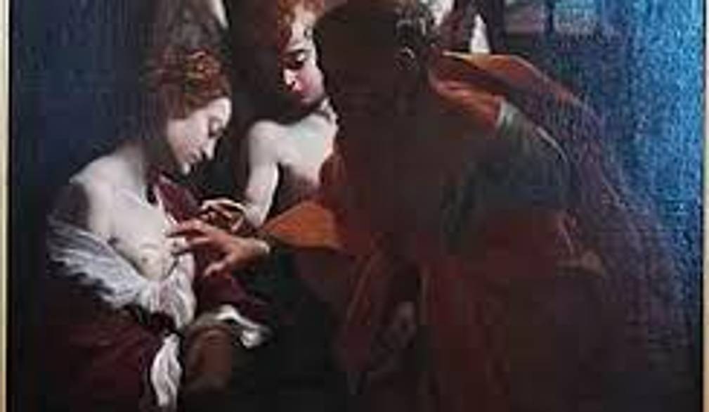Giovanni Lanfranco “Sant’Agata visitata in carcere da san Pietro”, 1614, Galleria Nazionale - palazzo della Pilotta - Parma