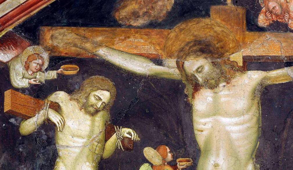 “Crocifissione” fine del XIV sec, cappella del Crocifisso, chiesa di S. Lucia - Treviso