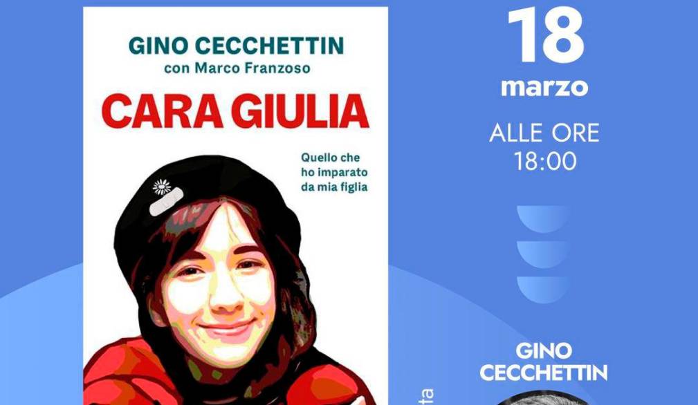 Gino Cecchettin a Treviso per presentare “Cara Giulia”.