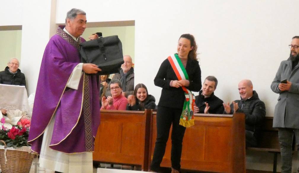 Casoni e Mussolente: il saluto e il grazie al parroco don Alessandro Piccinelli