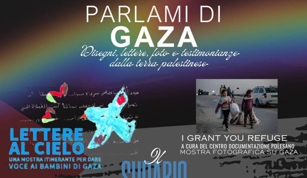 “Parlami di Gaza”, mostra a Mogliano