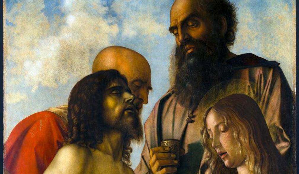Giovanni Bellini “Compianto sul Cristo morto” 1475 ca., Musei Vaticani, Città del Vaticano