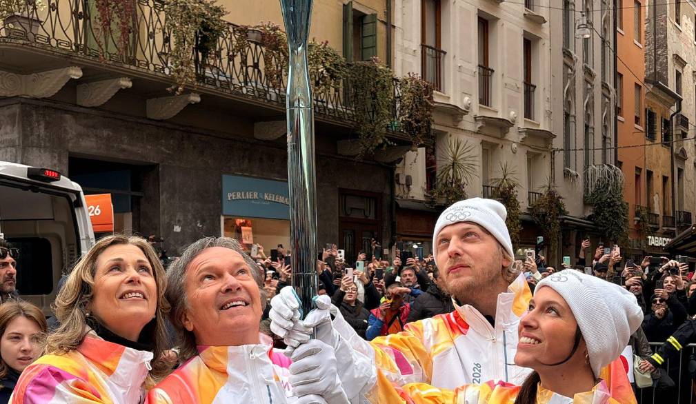 Fiamma olimpica nella Marca, le foto più belle