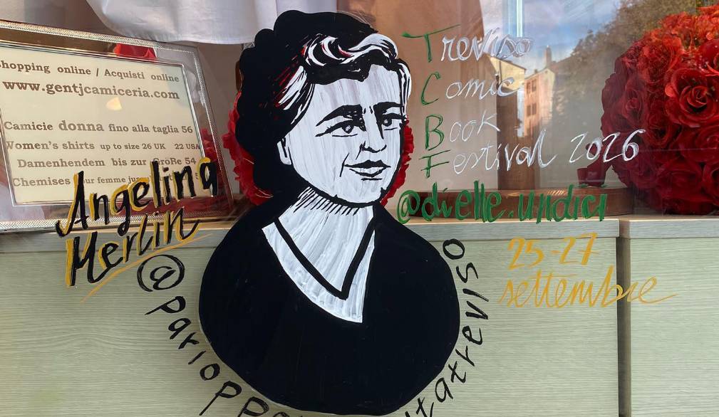 Angelina Merlin, vetrina di Gentj in via Pescheria 13