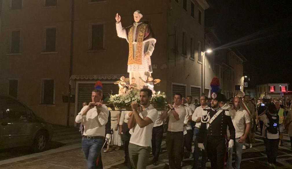 Riese, 21 agosto 2023: processione per le vie del paese